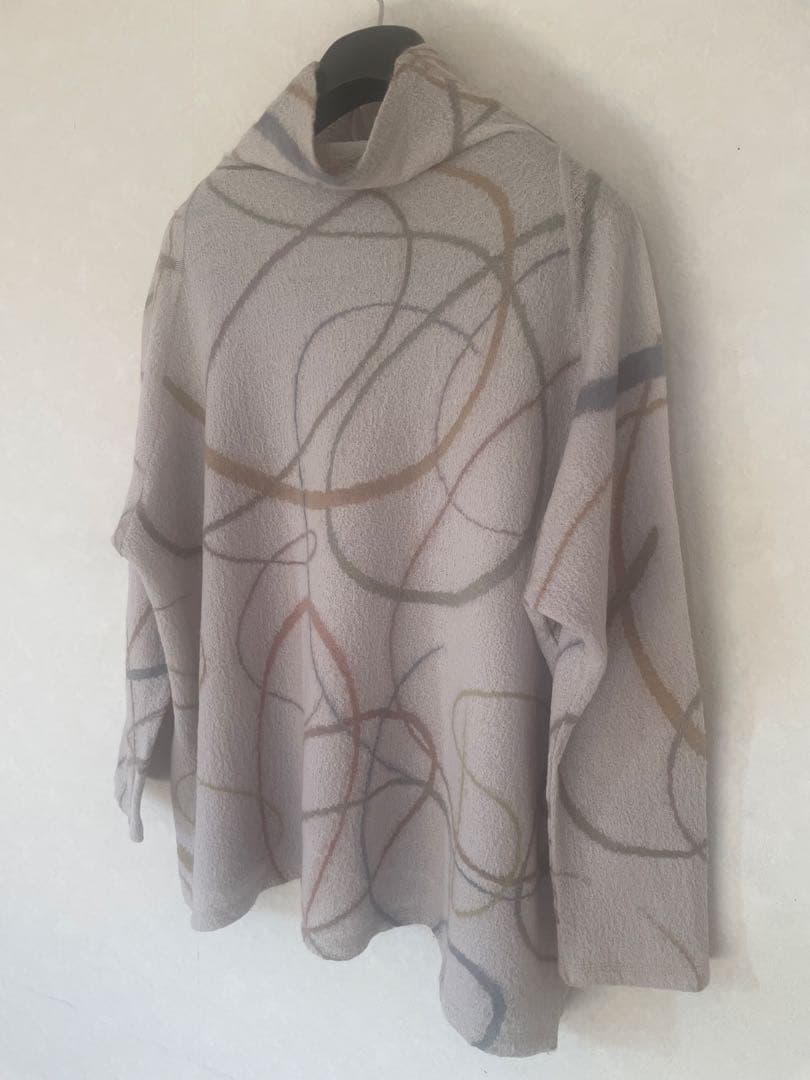 ヨーガンレール☆毛☆ウールインターシャ”の素敵なオフタートルプルオーバー