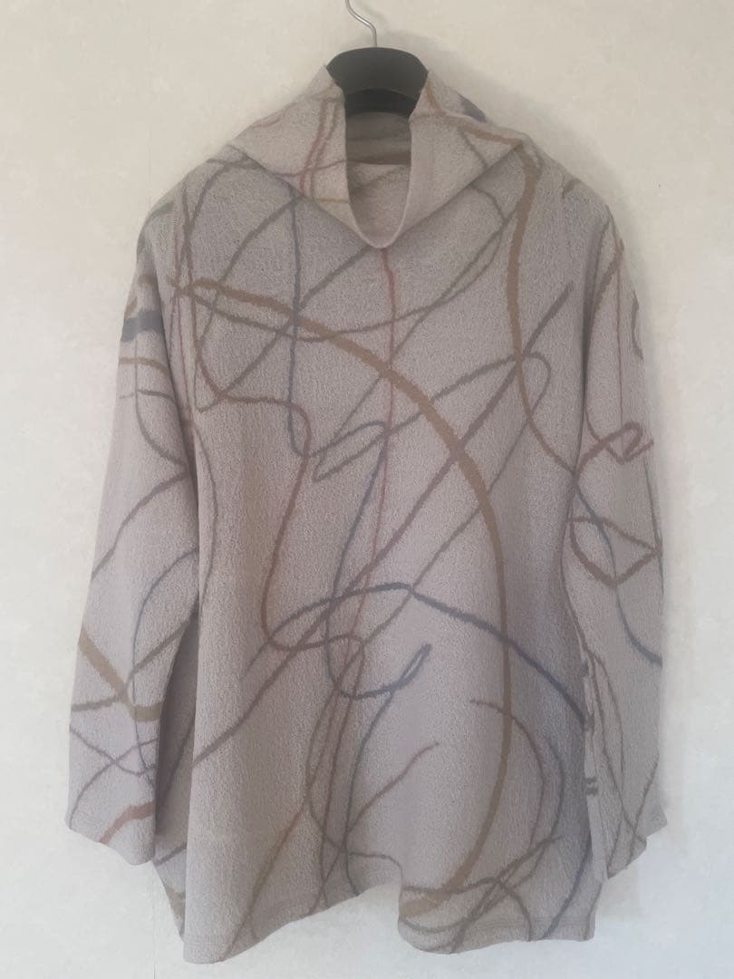 ヨーガンレール☆毛☆ウールインターシャ”の素敵なオフタートルプルオーバー