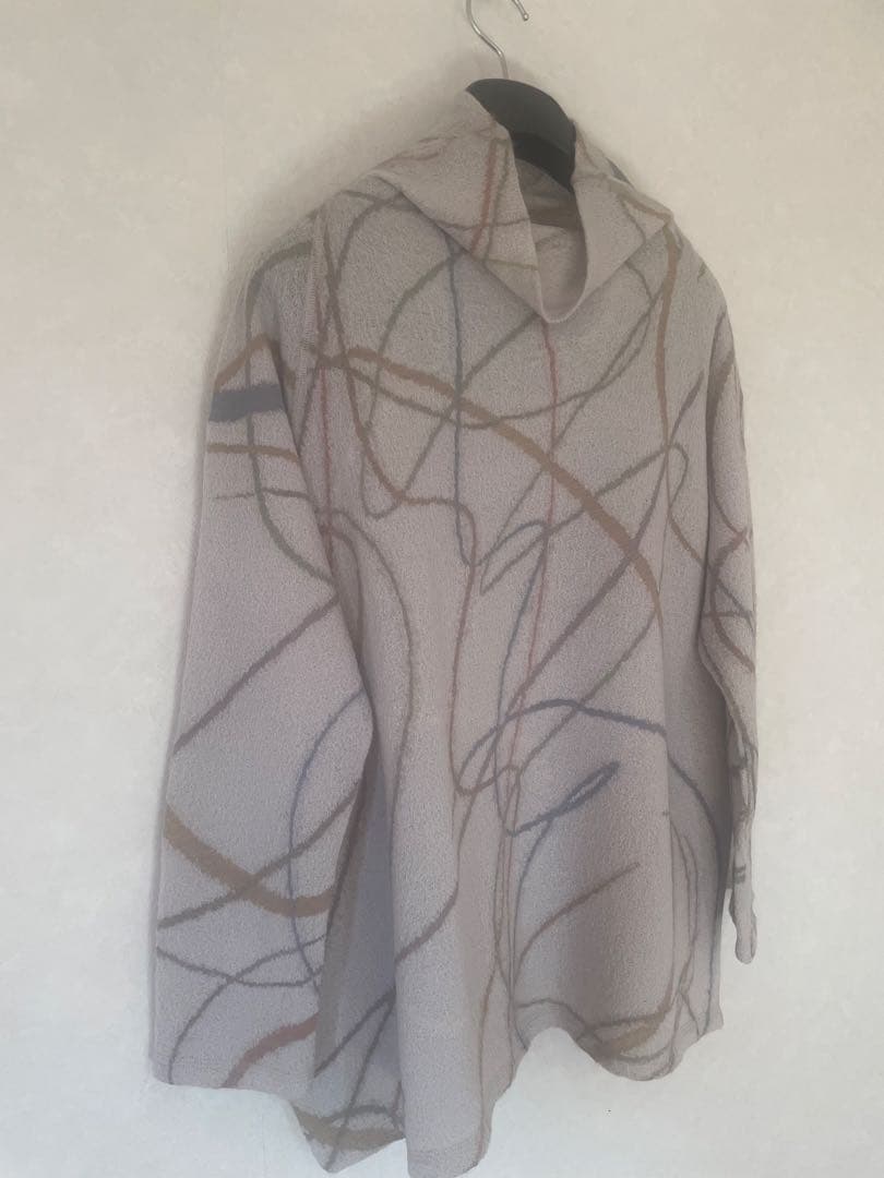 ヨーガンレール☆毛☆ウールインターシャ”の素敵なオフタートルプルオーバー