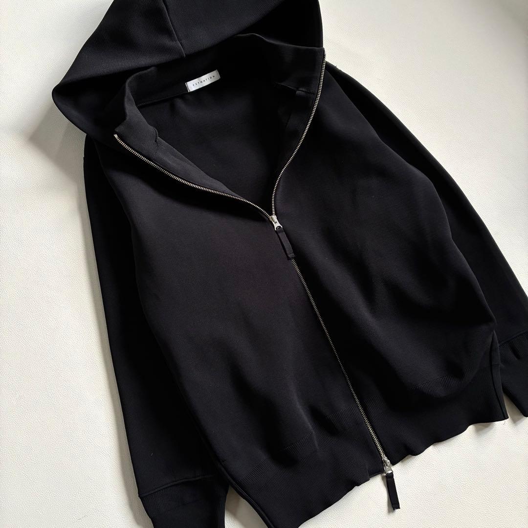 ◆美品◆3.6万◆エストネーション◆ミラノリブフーディーブルゾン◆パーカー◆L