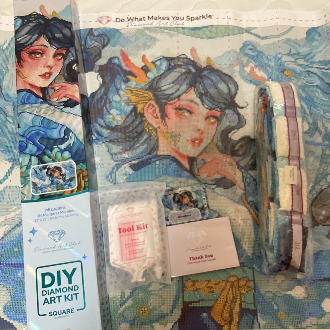 ダイヤモンドアートクラブ　「ミズチラ」　DAC マーガレットモラレス