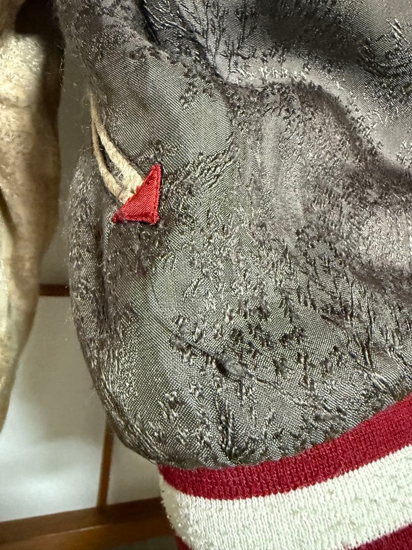 花旅楽団 SCRIPT スクリプト リバーシブルスカジャン 芸者 鶴 Mサイズ