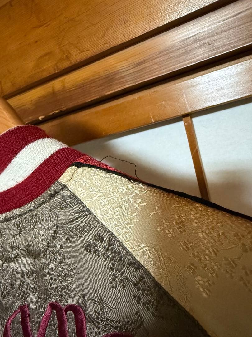 花旅楽団 SCRIPT スクリプト リバーシブルスカジャン 芸者 鶴 Mサイズ