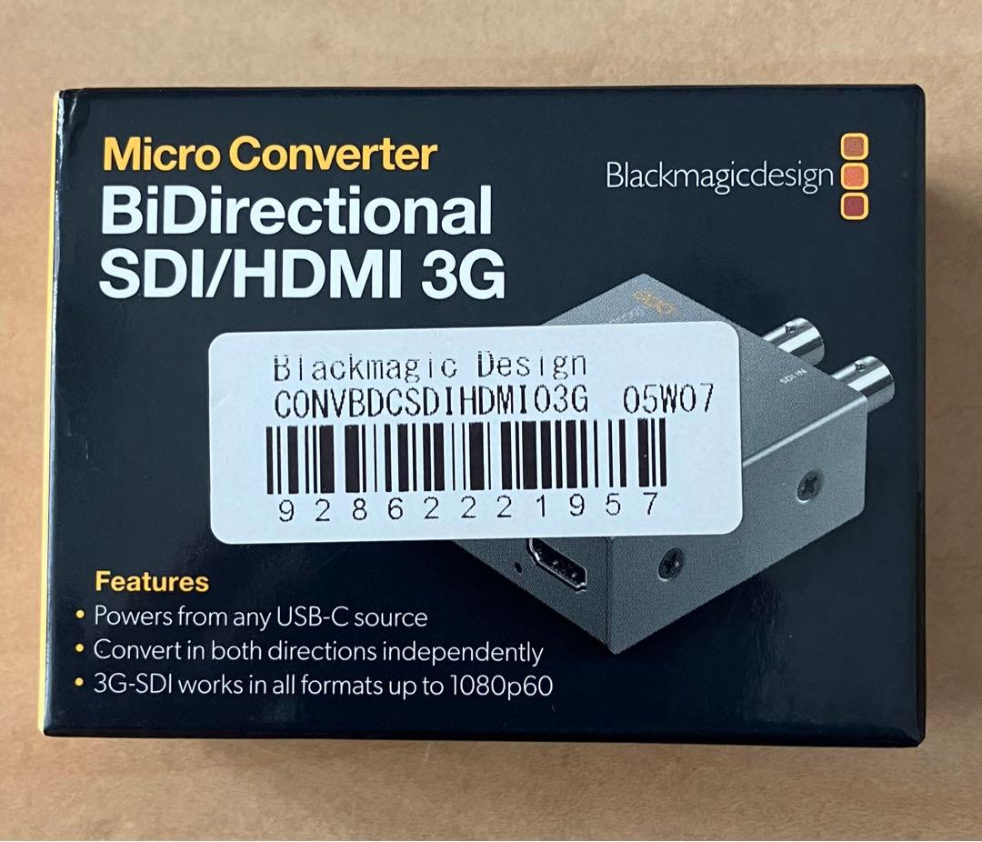 分配器・切替器 BlackmagicDesign BiDirect SDI/HDMI 3G