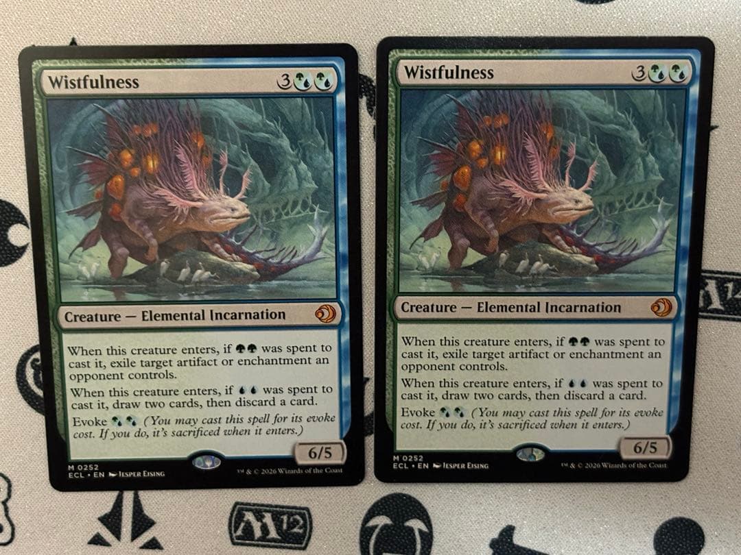 MTG 幽愁/Wistfulness 通常 英語版2枚