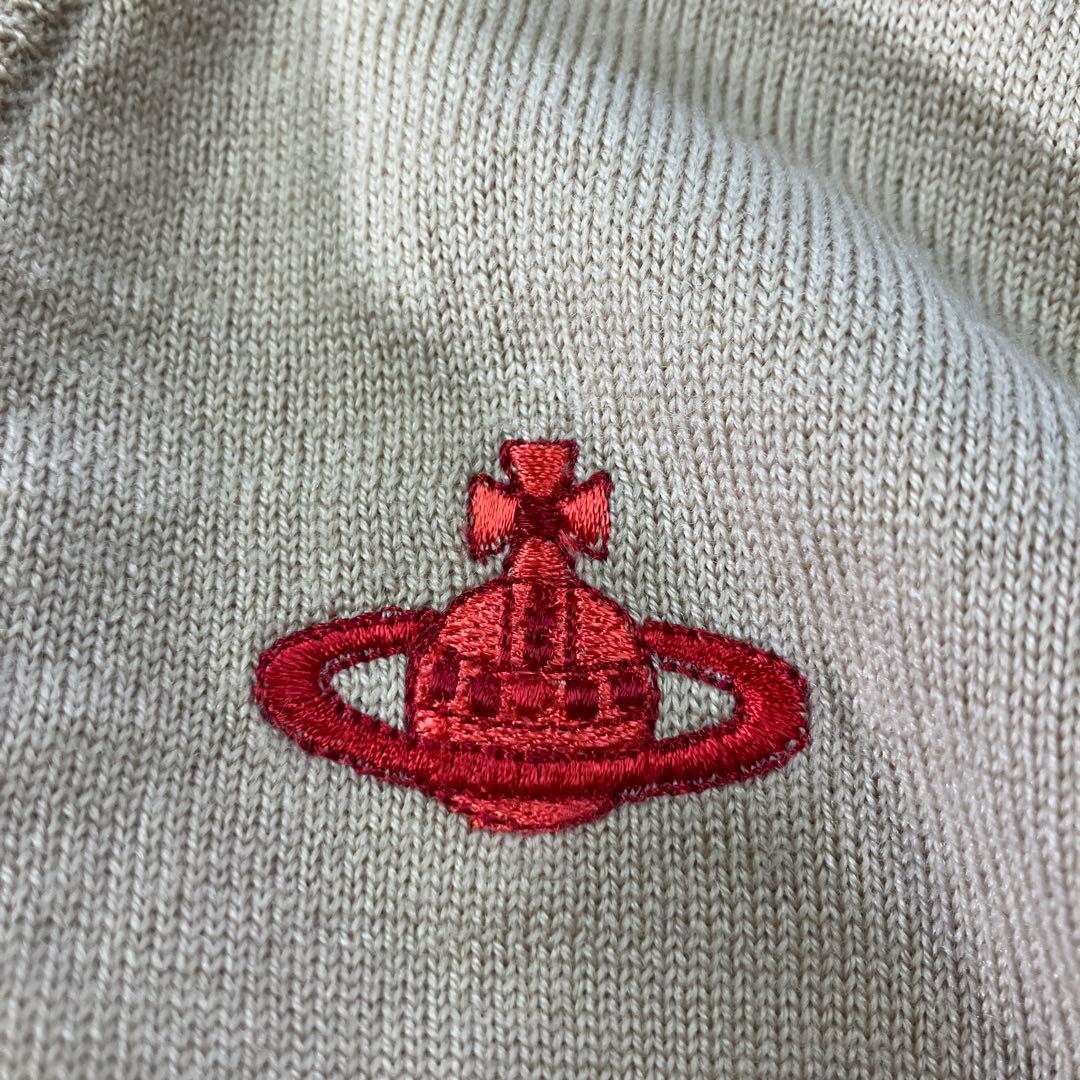vivienne westwood カーディガン　ベージュ　ウール100%