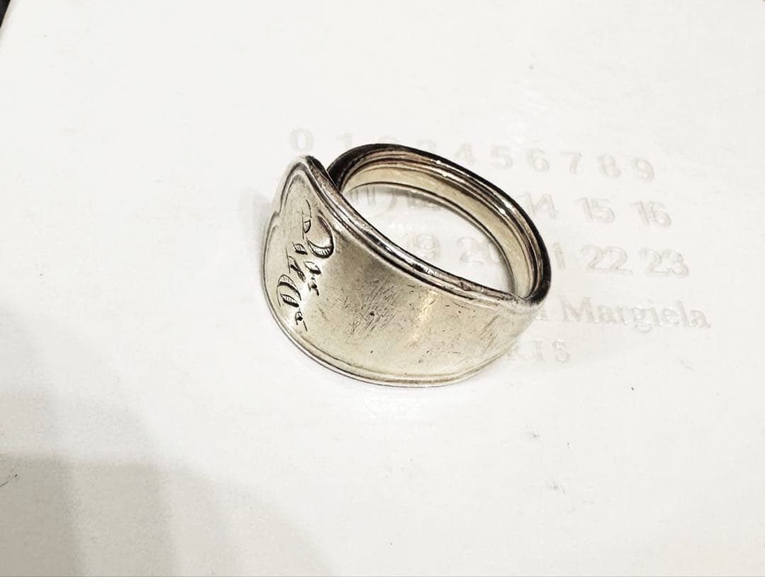 【あんこバター】マルジェラ　Margiela スプーンリング　gaby