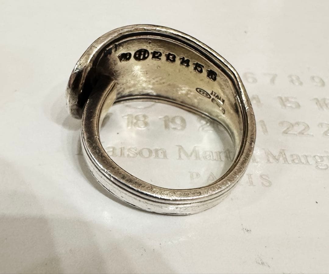 【あんこバター】マルジェラ　Margiela スプーンリング　gaby