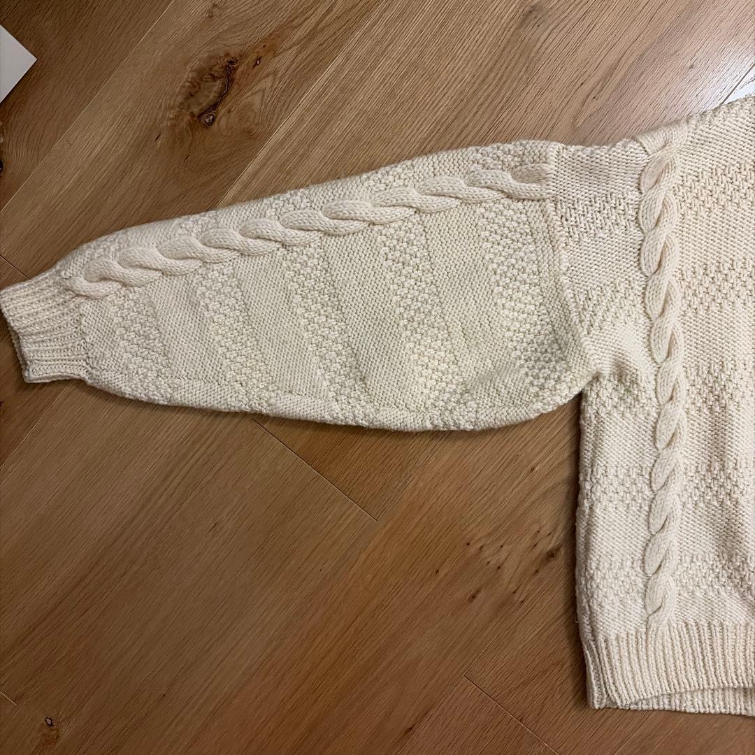 ケーブルニット vintage