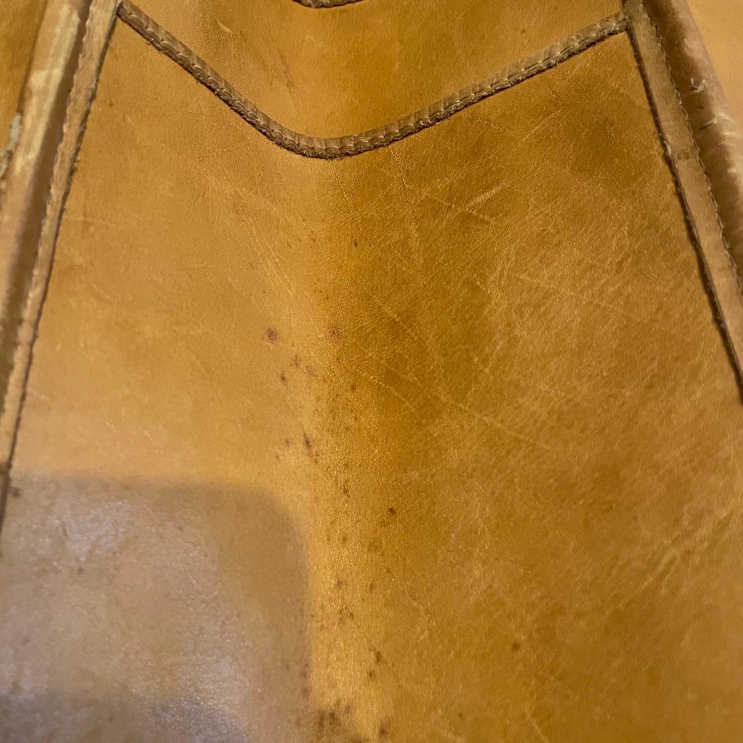 80s〜　GOKEYS ゴーキーズ レザー トートバッグ 大容量 ブラウン