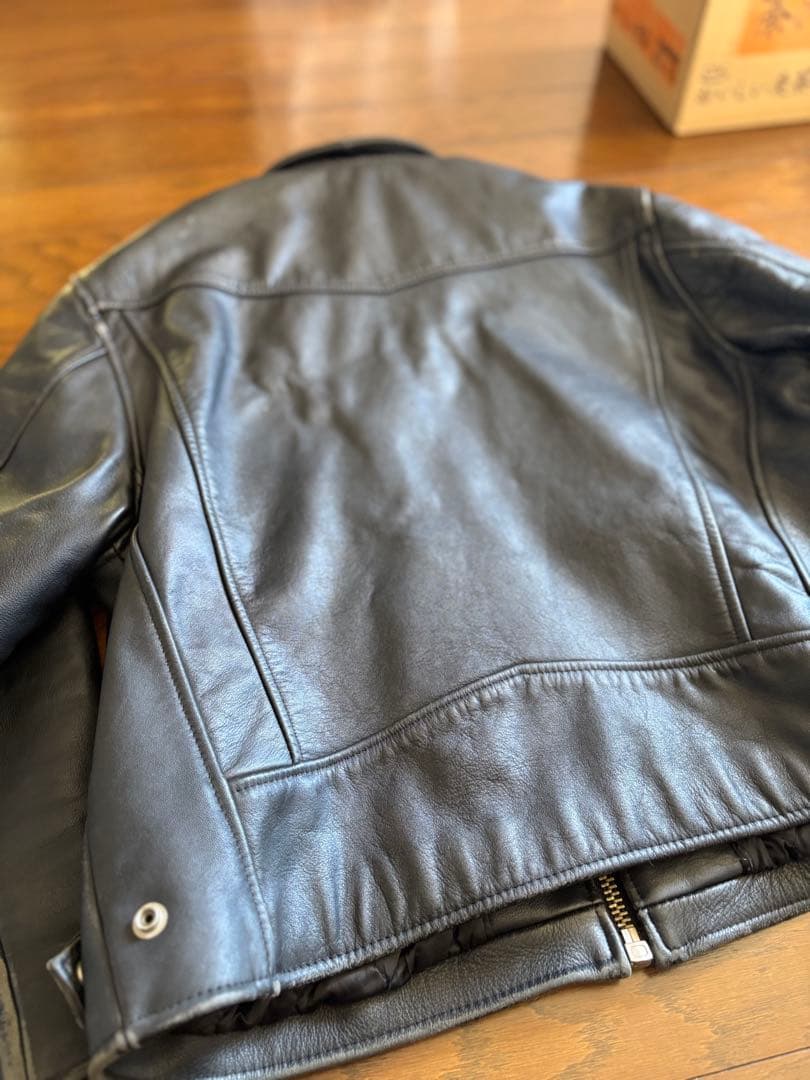 US NAVY.Spec 8816ブラックレザーライダージャケット