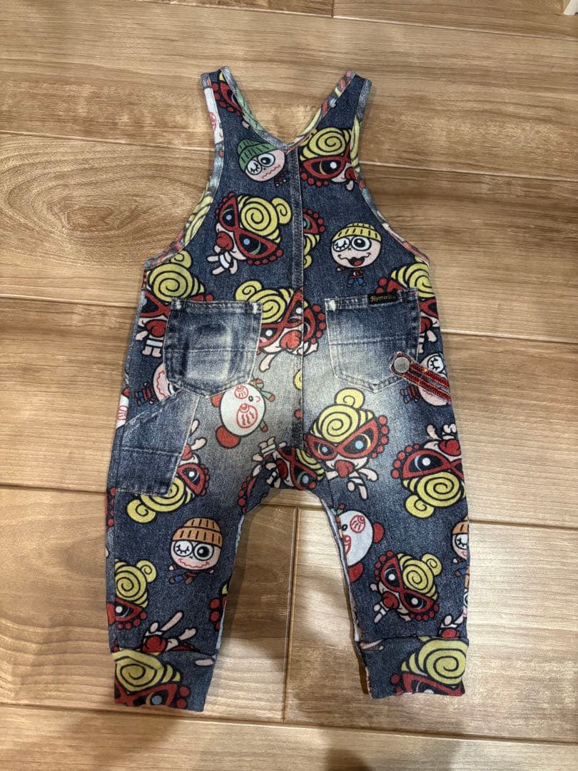 ヒスミニ サロペット tシャツ free 80cm