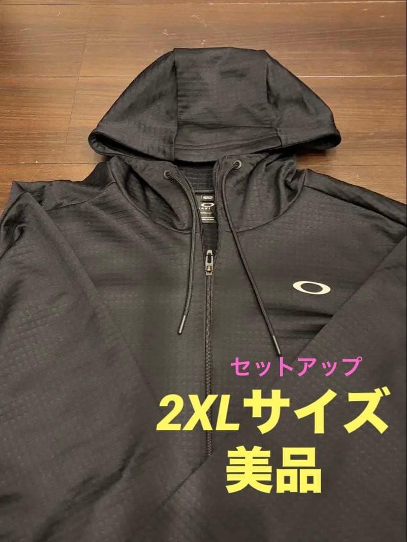 Oakley メンズ　ブラック ジャージセットアップ　2XL