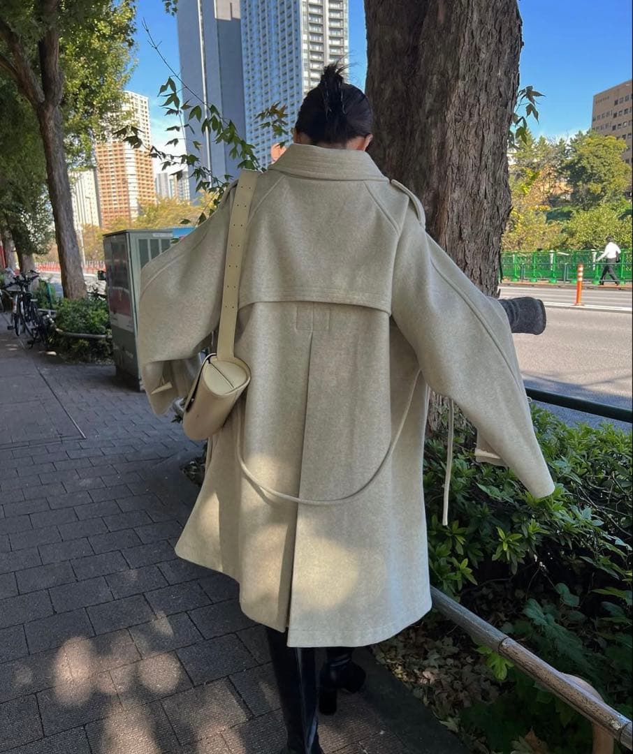 おまけ付き◎美品willfully テントトグルミディコート　mingle