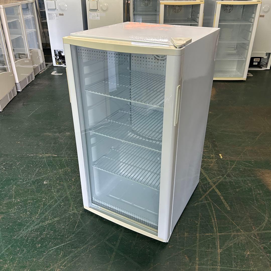 126業務用 冷蔵ショーケース オフィスコンビニ XW-105 左右開き 小型