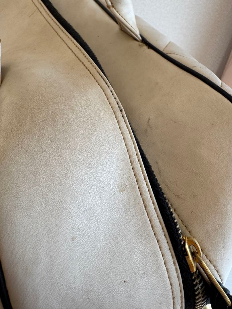 CHANEL ボストンバッグ ホワイト キルティング