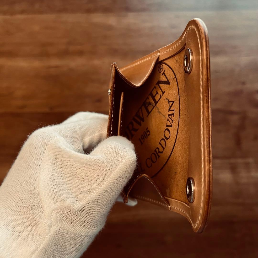 ラストクロップス　タング　シェルコードバン　ナチュラルアングレイズド