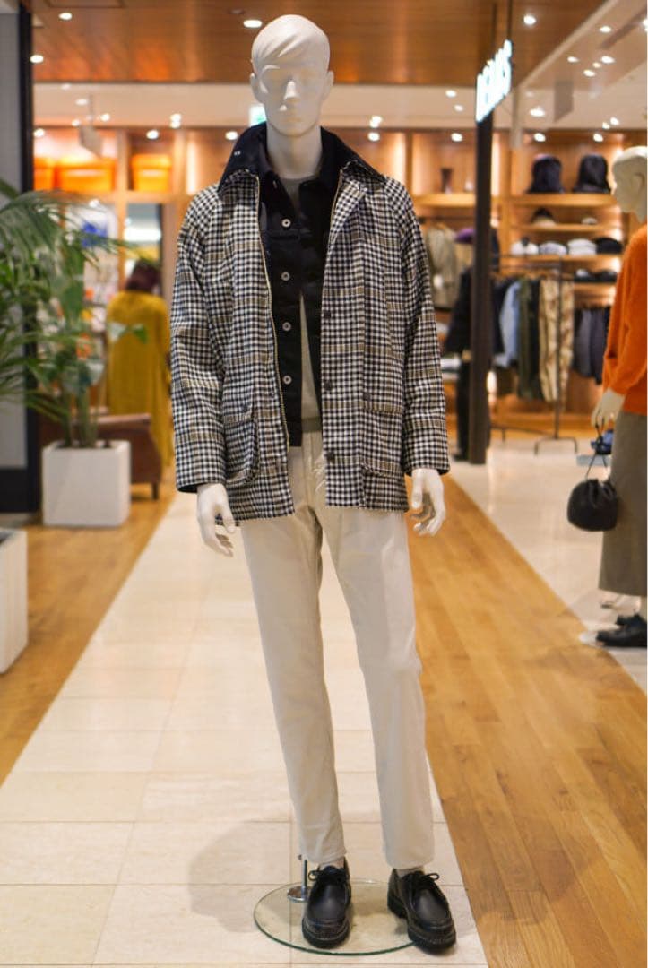 【専用】Barbour × BEAMS F 別注 ハウンドトゥース バブアー
