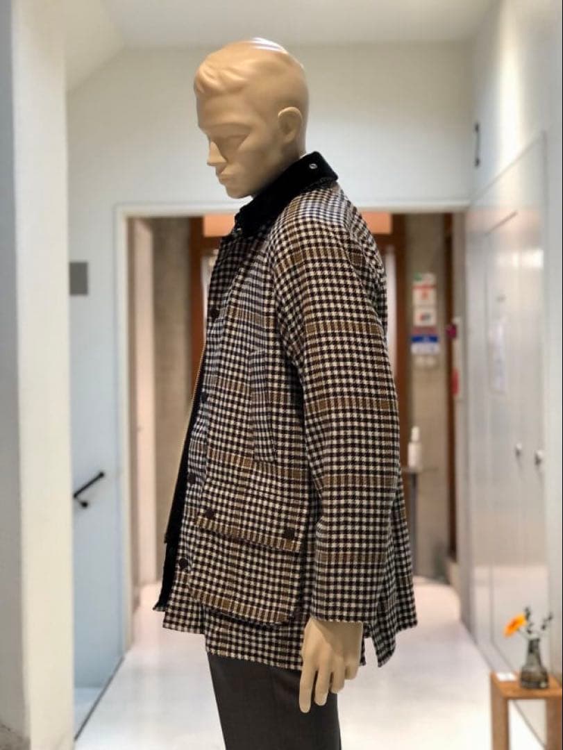 【専用】Barbour × BEAMS F 別注 ハウンドトゥース バブアー