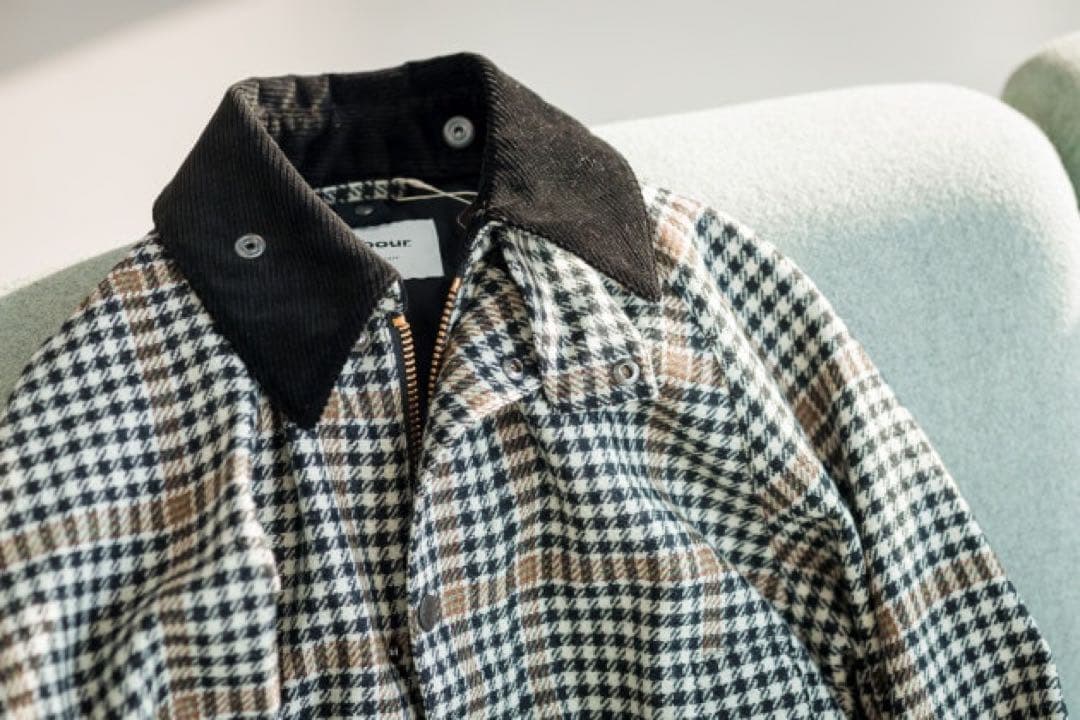 【専用】Barbour × BEAMS F 別注 ハウンドトゥース バブアー