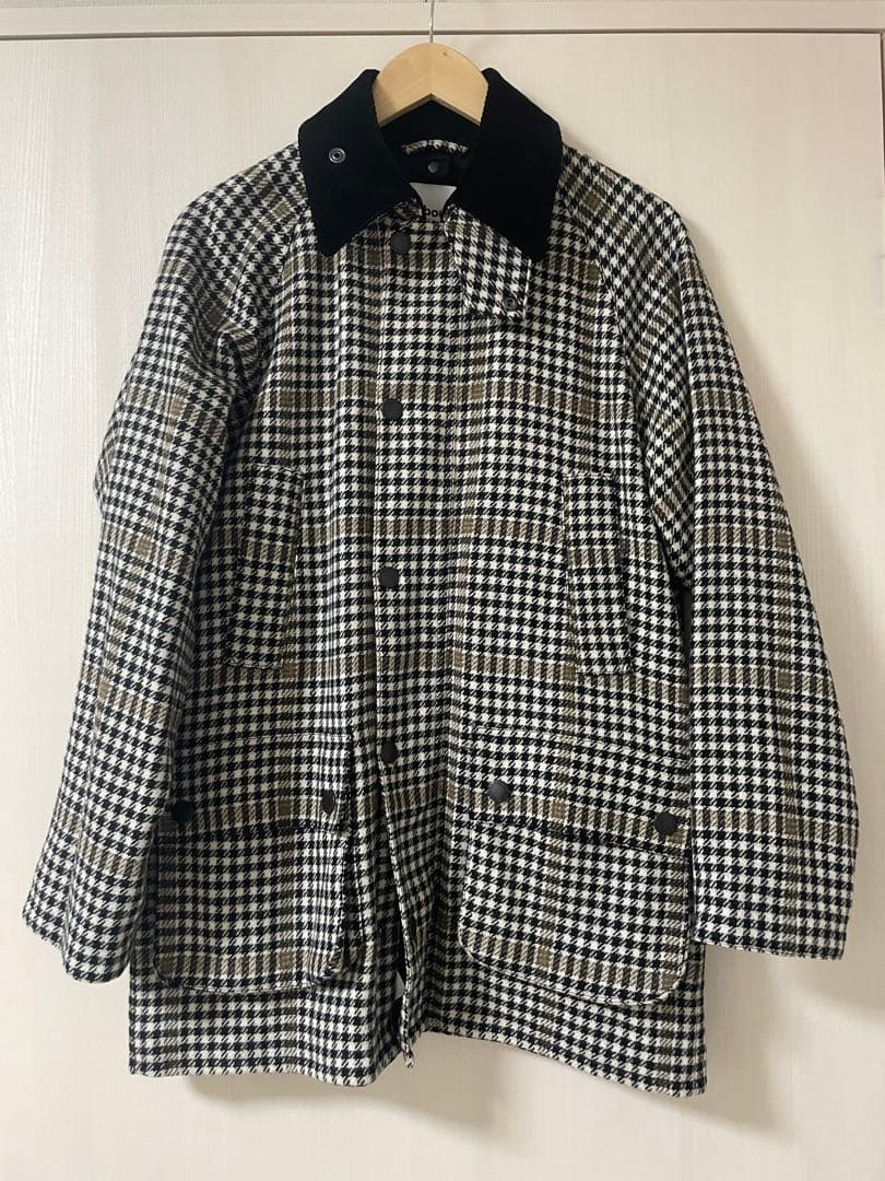 【専用】Barbour × BEAMS F 別注 ハウンドトゥース バブアー