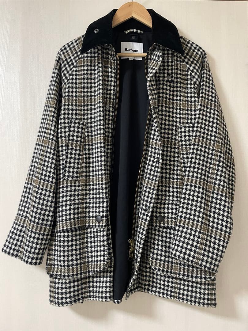 【専用】Barbour × BEAMS F 別注 ハウンドトゥース バブアー