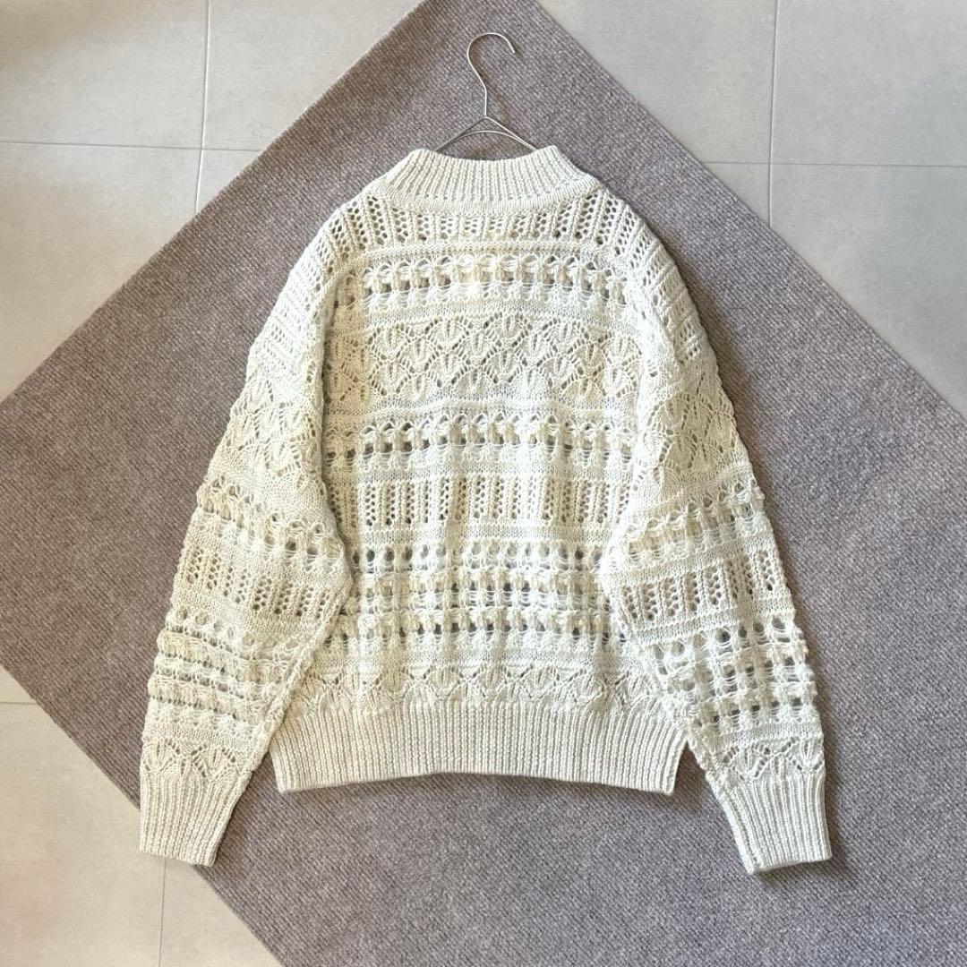 新品 イザベルマラン エトワール♡モヘア 透かし編み ニット 希少サイズ 40