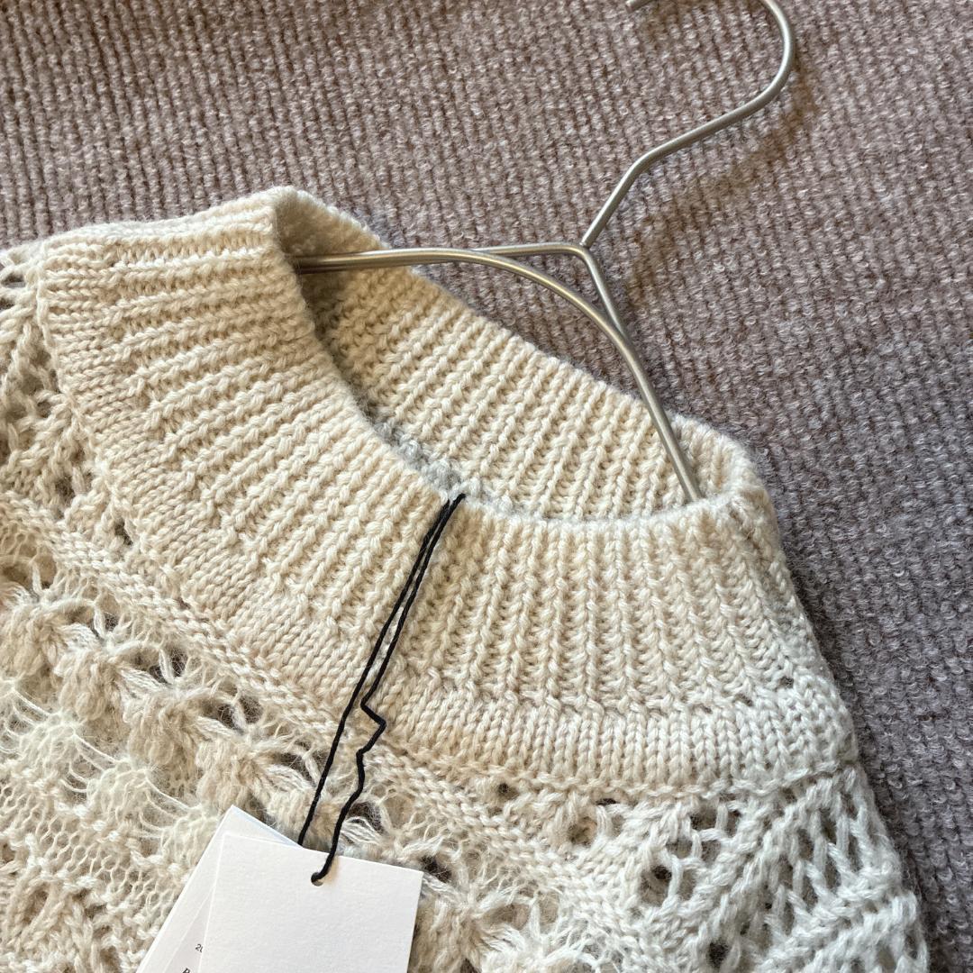 新品 イザベルマラン エトワール♡モヘア 透かし編み ニット 希少サイズ 40