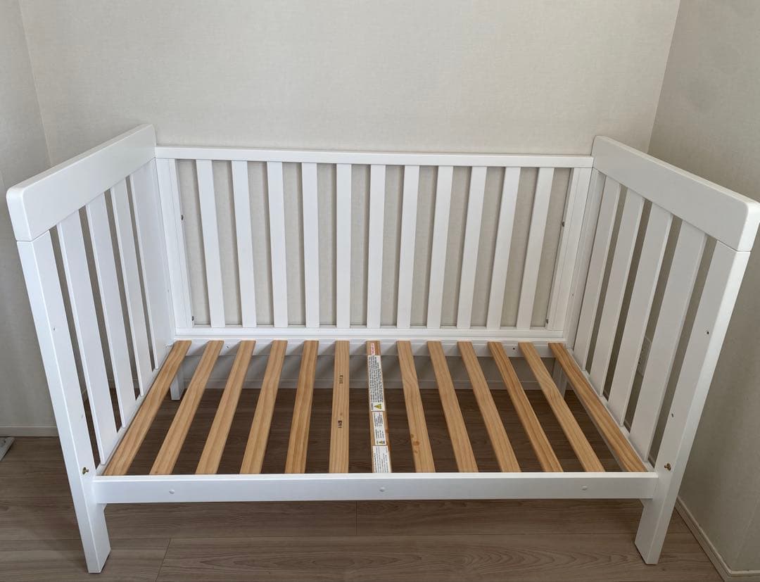 専用です boori ベビーベッド ジャズ　白