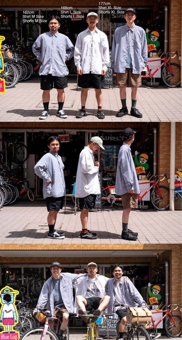 PILGRIM×BLUE LUG shirts シャツ