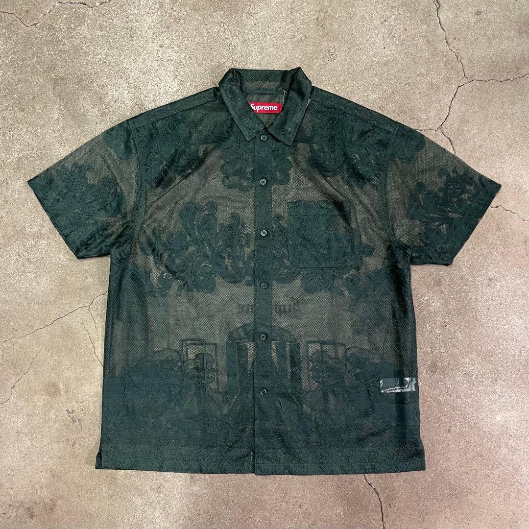 トップス Supreme Last Supper Lace S/S Shirt L