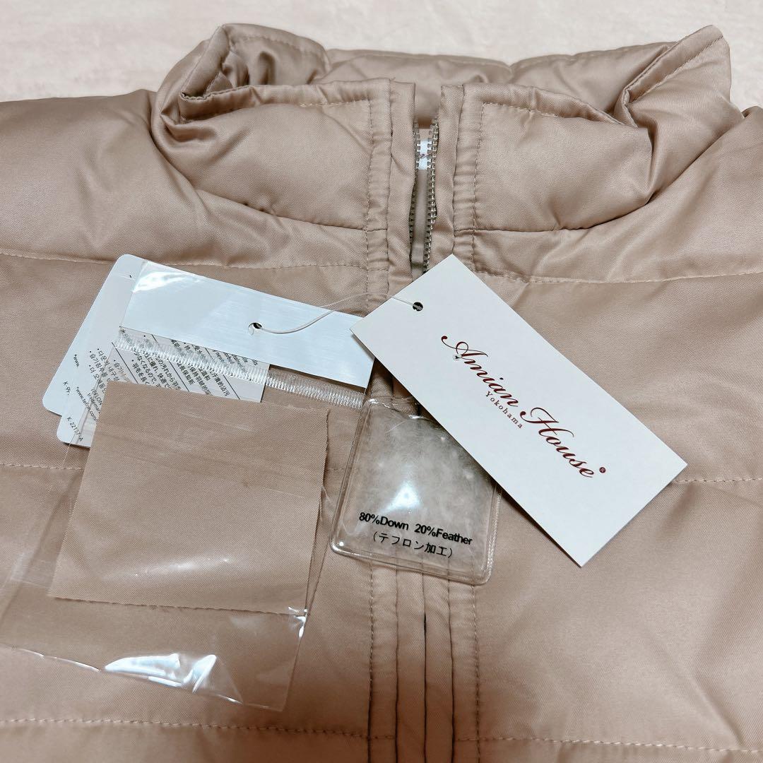新品未使用タグ付き アミアンハウス ショート丈ダウン 2way フェザー
