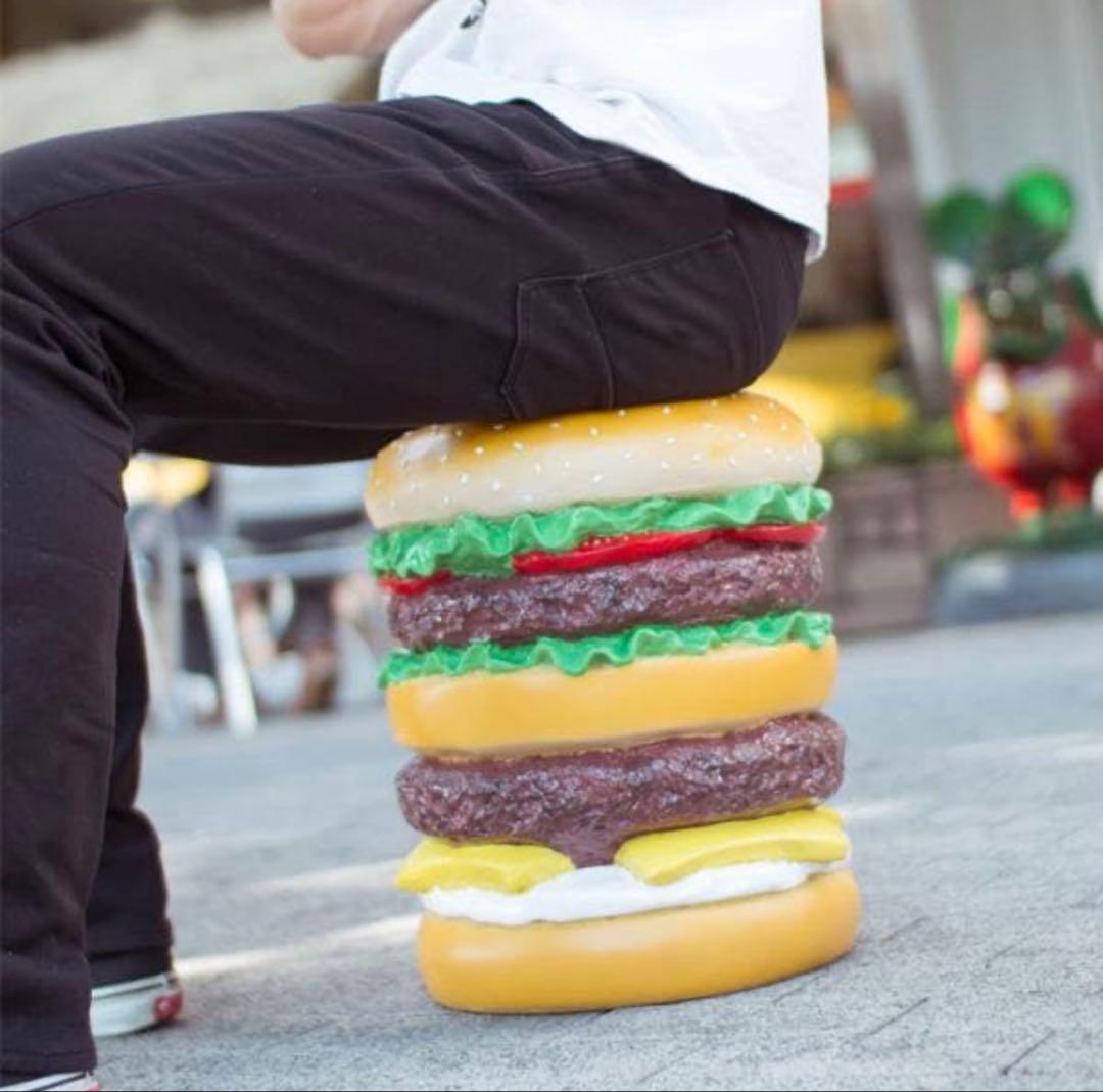 アメリカン家具　ハンバーガー　スツール　椅子　オブジェにも本日限定価格