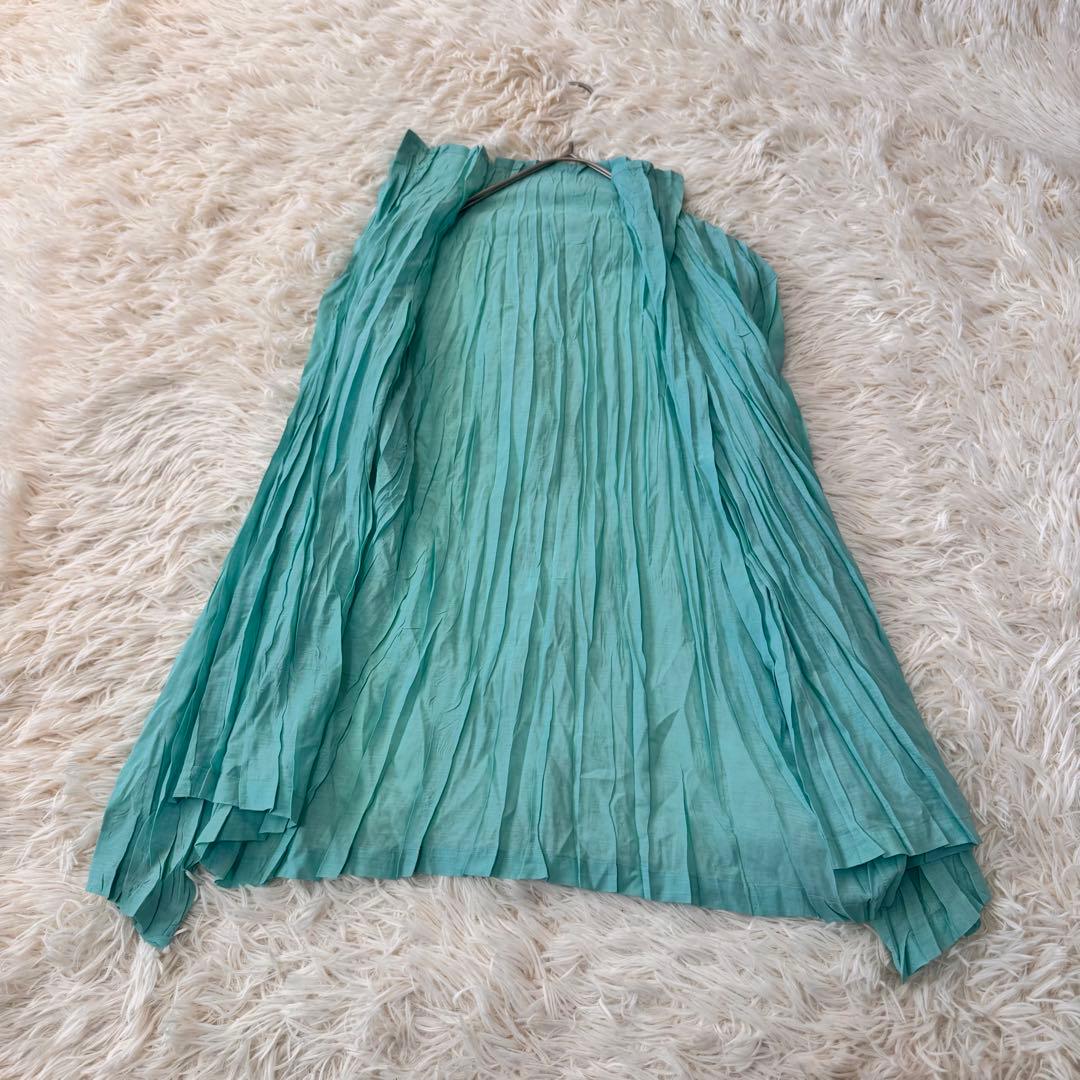 極美品　PLEATSPLEASEブラウス 羽織 カーディガン　長袖シャツ L相当