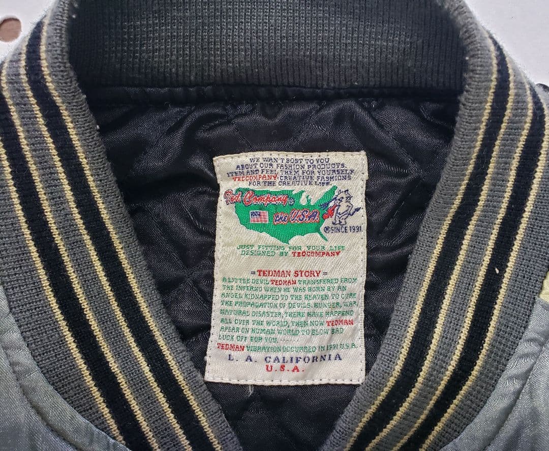 ^_^ TedCampany 1991 \"TED MAN\"スカジャン