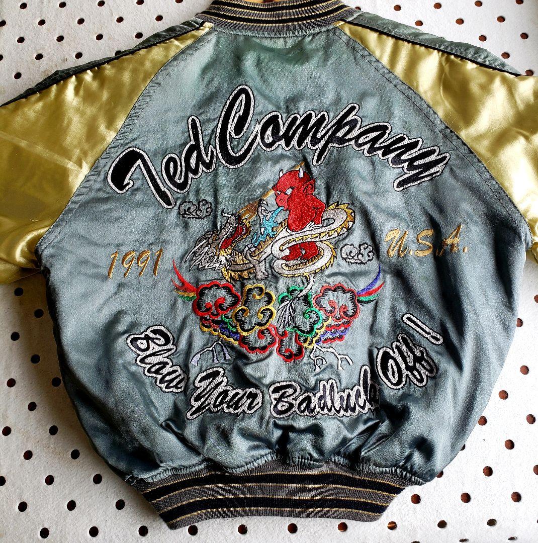 ^_^ TedCampany 1991 \"TED MAN\"スカジャン