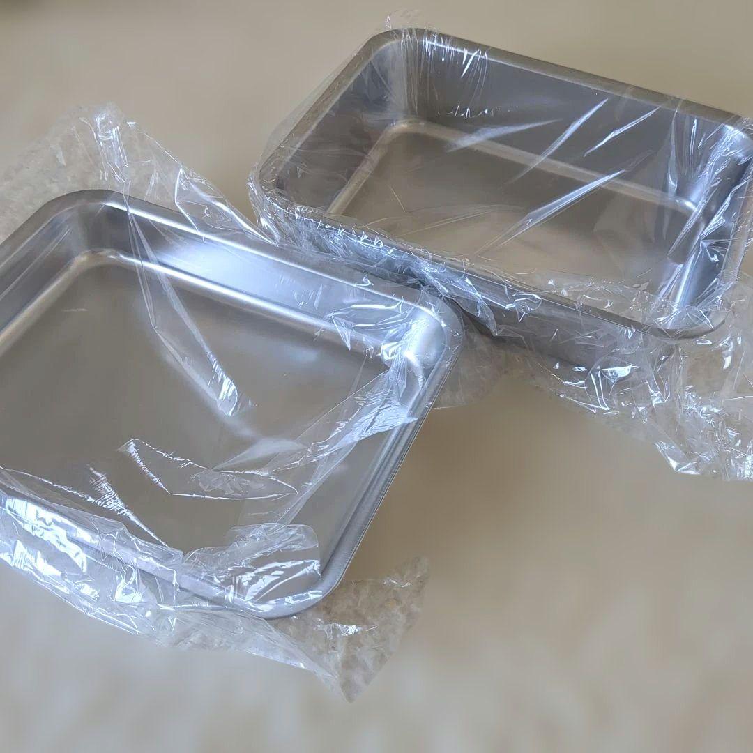 【新品・未使用】　新越　 角ざる＆フタ付バッド8点セット