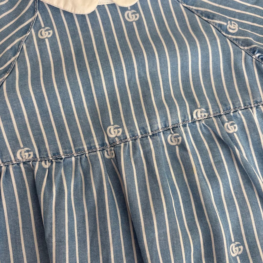 最終お値下げ！GUCCI ストライプ柄 ワンピース