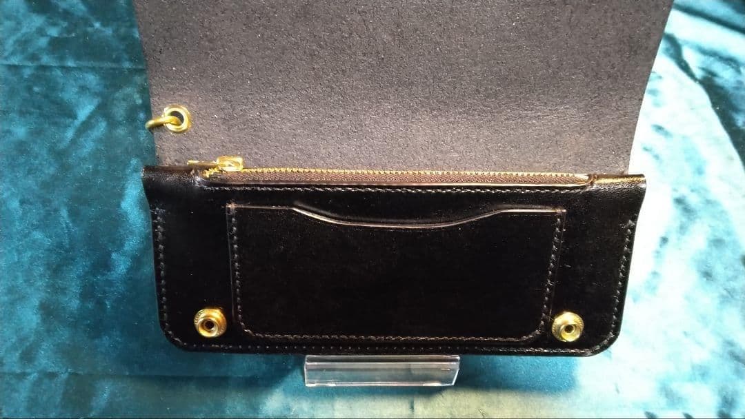 たやうトラッカーウォレットベンズレザーツタ＆フラワータイプB、キ－ホルダー