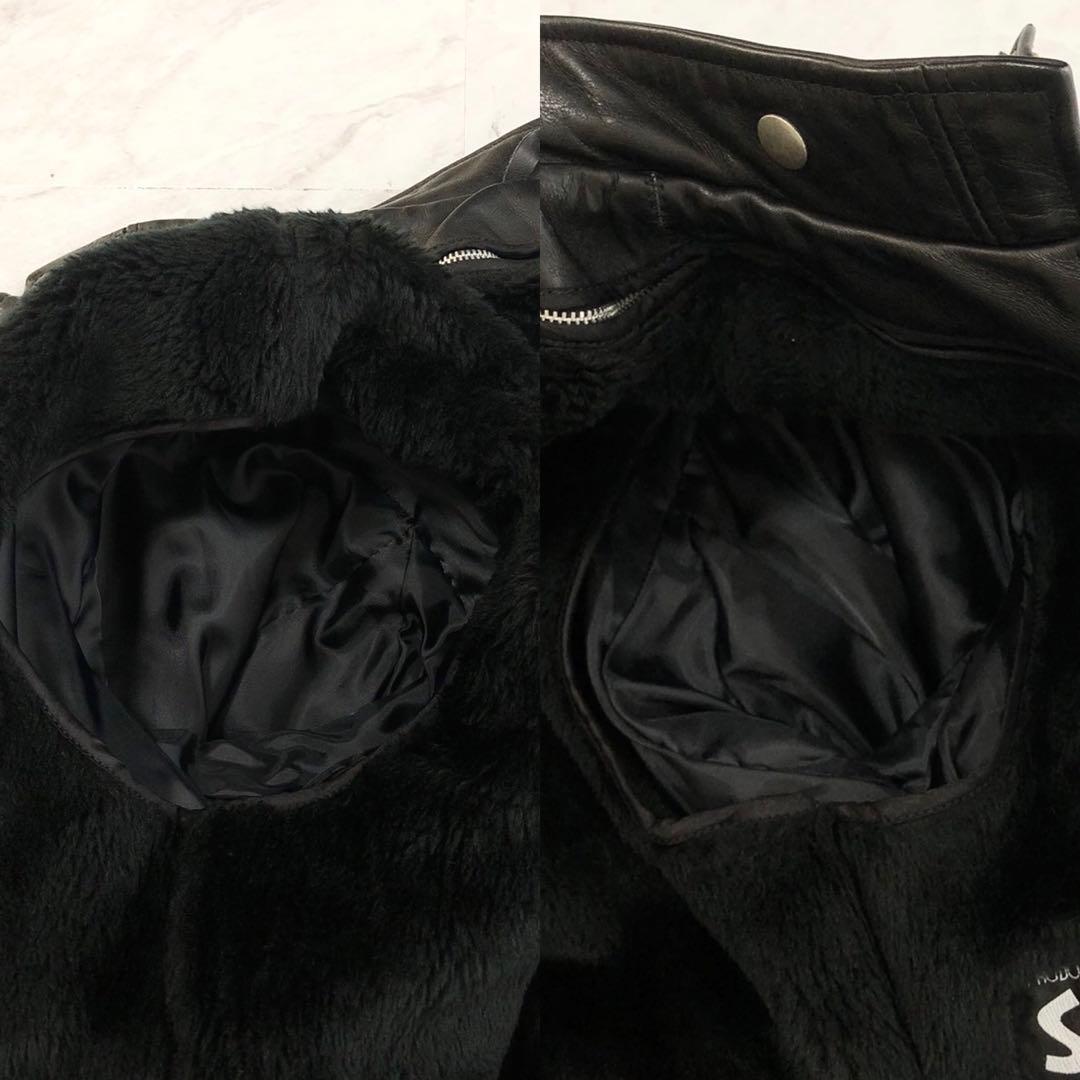 美品✨ショット ATOMIC GARAGE別注 ライダースジャケット ライナー付