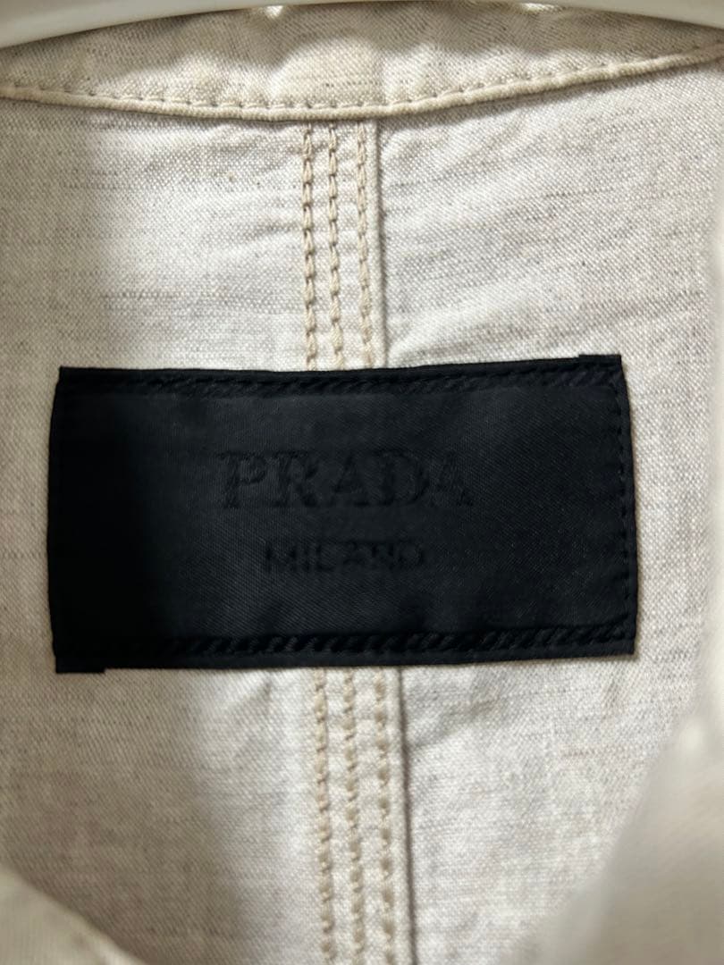 T*I様 プラダ シャンブレー ブルゾン ジャケットトライアングロゴ 23SS