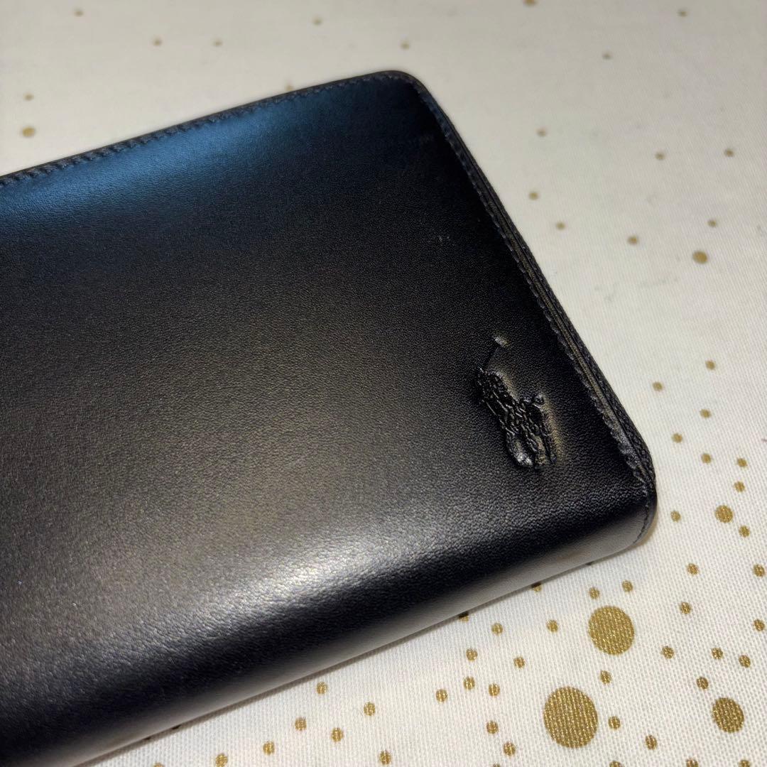 新品　POLO RALPH LAUREN ポロラルフローレン　、長財布、ブラック