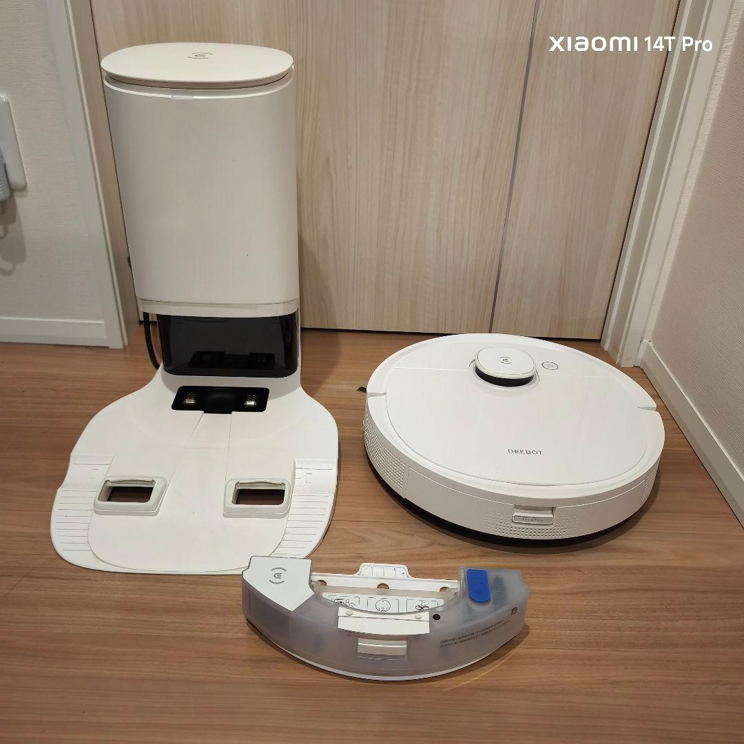 DEEBOT T9+ ロボット掃除機本体 自動ゴミ収集機能付き　エコバックス
