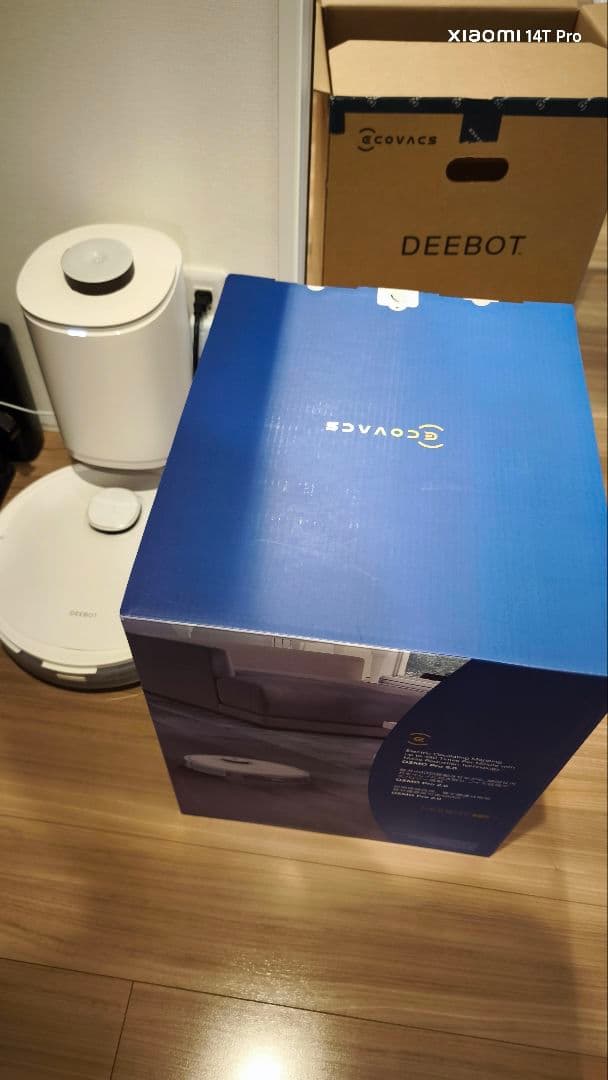 DEEBOT T9+ ロボット掃除機本体 自動ゴミ収集機能付き　エコバックス