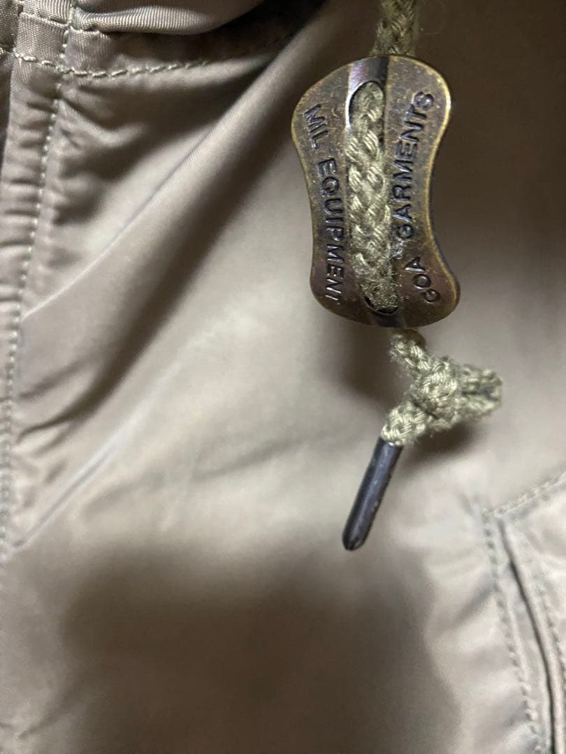 ⭐️未使用⭐️goaゴアリアルファー付きミリタリーモッズコートカーキライナーy2k