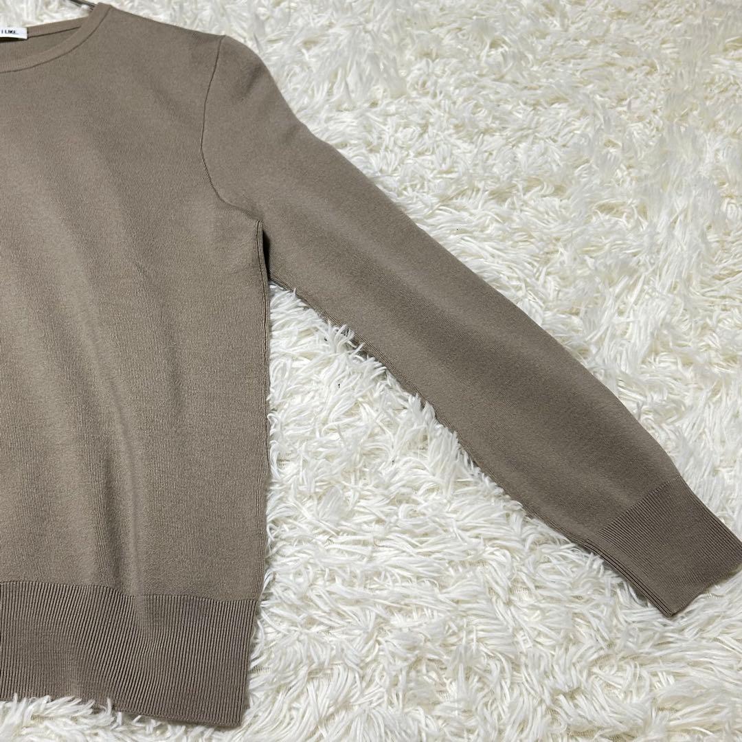 ドゥーズィエムクラス エブリデイアイライク　クルーネックニット　毛100%