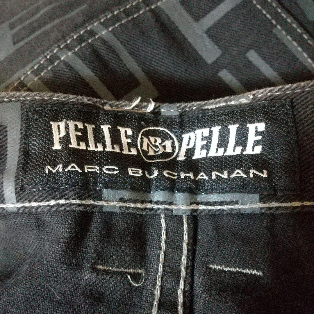 o*y様 PELLE PELLE『総柄ロゴ モノグラムデニムジーンズ』ペレペレ