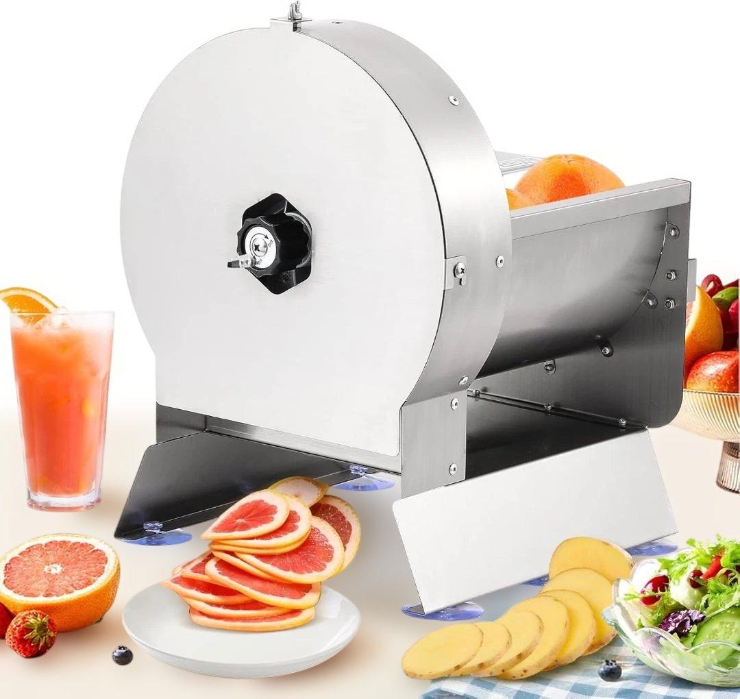 新品！ Huanyu 電動スライサー 業務用野菜スライサー 電動・手動両用