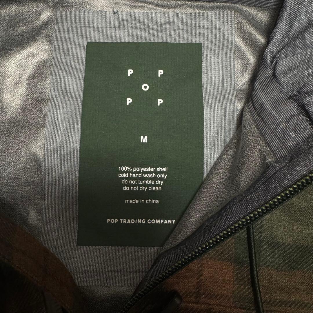 ジャケット・アウター POP TRADING COMPANY CHECKEDORACLE JACKET