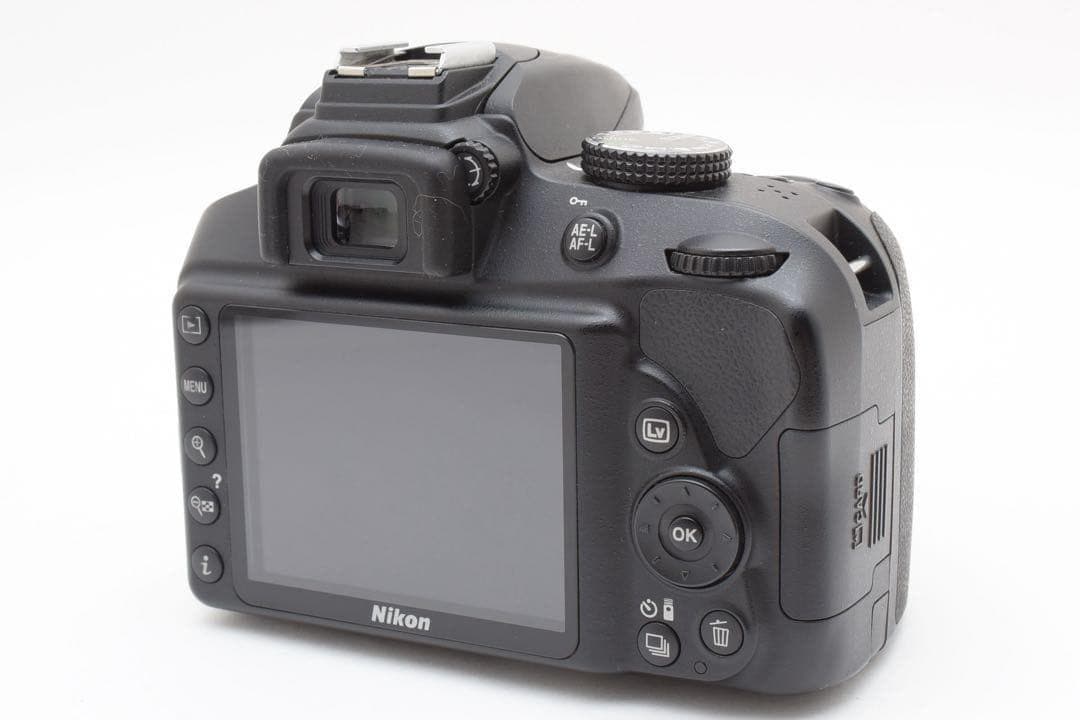 【美品】 ニコン Nikon D3400 ダブルズームセット一眼レフカメラ